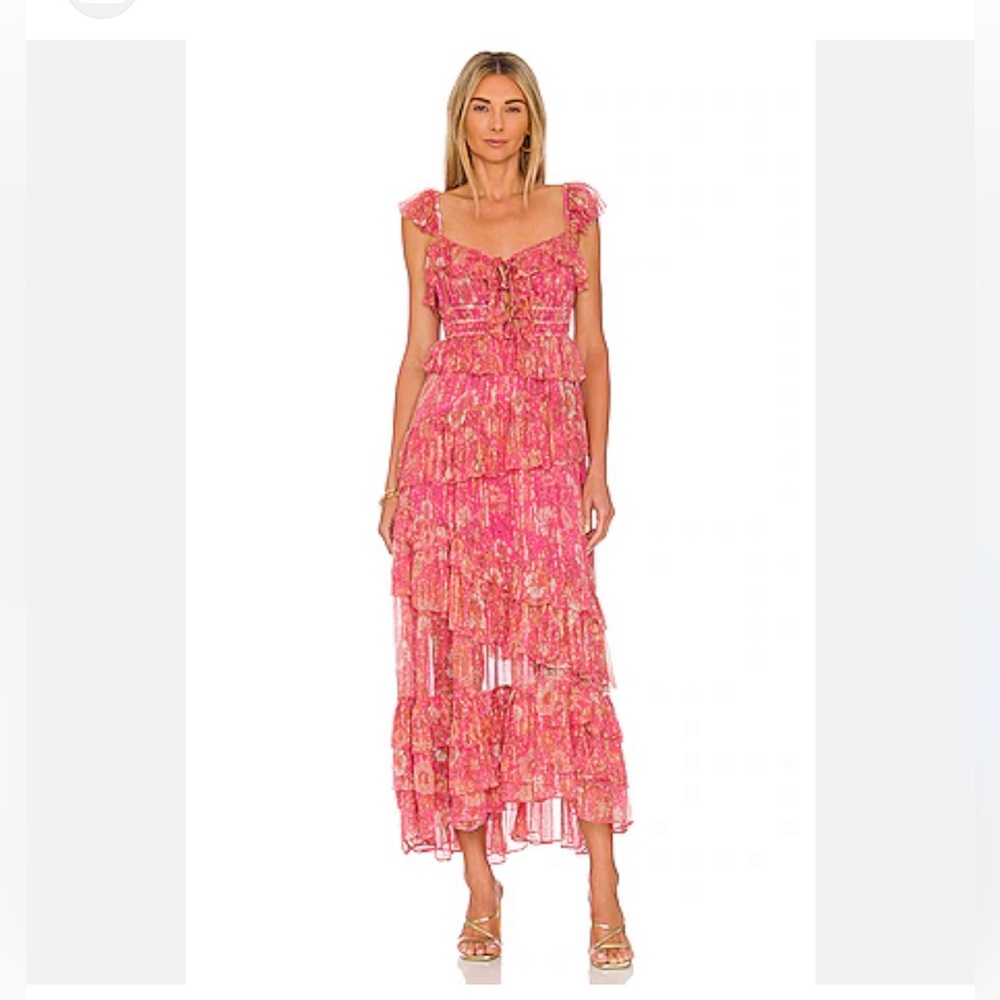 Tularosa Corinne maxi dress in Mara batik floral